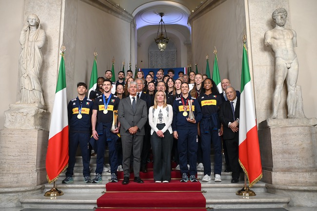 nazionali volley abodi meloni