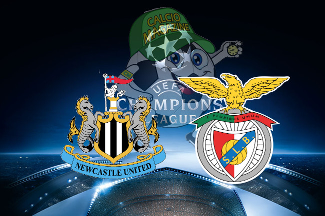 Newcastle Benfica cronaca diretta live risultato in tempo reale