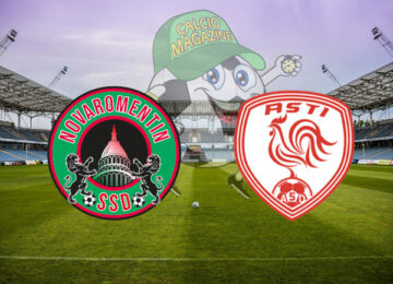 NovaRomentin Asti cronaca diretta live risultato in tempo reale