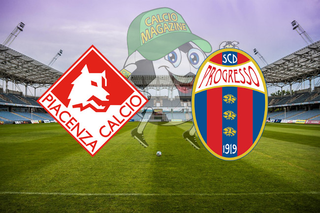 Piacenza Progresso cronaca diretta live risultato in tempo reale