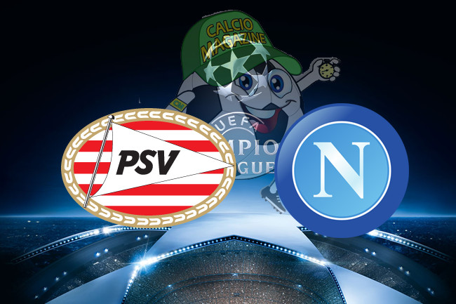 PSV Napoli cronaca diretta live risultato in tempo reale