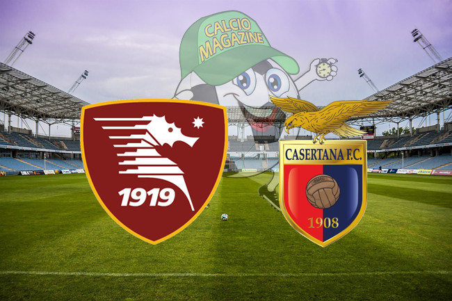 Salernitana Casertana cronaca diretta live risultato in tempo