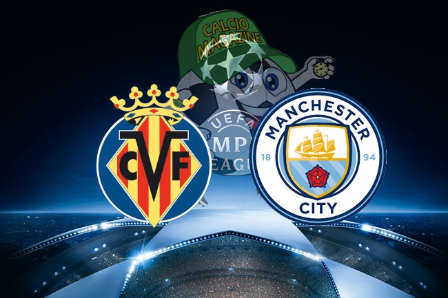 Villarreal Manchester City cronaca diretta live risultato in tempo reale