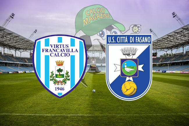 Virtus Francavilla Città di Fasano cronaca diretta live risultato in tempo reale