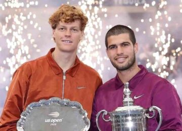 Sinner scavalcato da Alcaraz