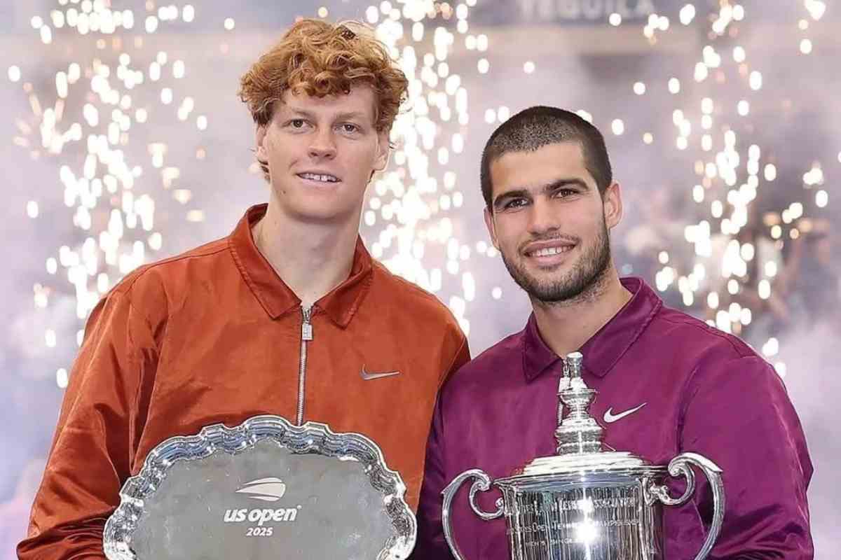 Sinner scavalcato da Alcaraz