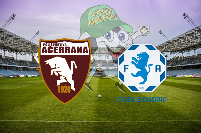 Acerrana Fidelis Andria cronaca diretta live risultato in tempo reale