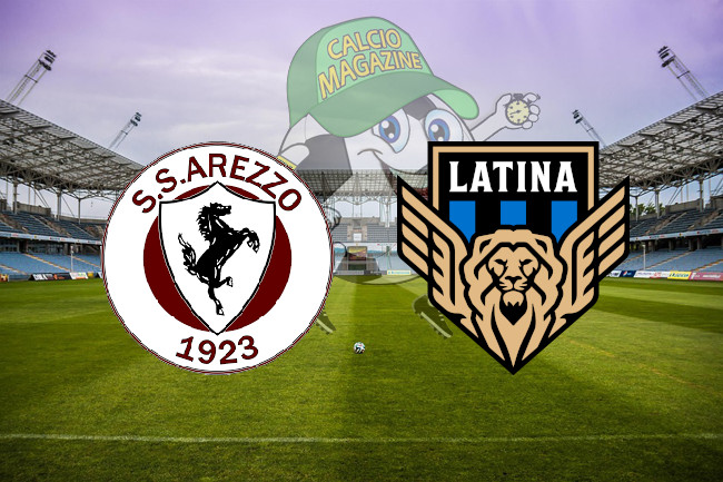 Arezzo Latina cronaca diretta live risultato in tempo reale