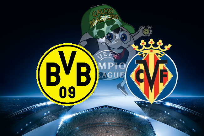 Borussia Dortmund Villarreal cronaca diretta live risultato in tempo reale