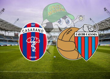 Casarano Catania cronaca diretta live risultato in tempo reale