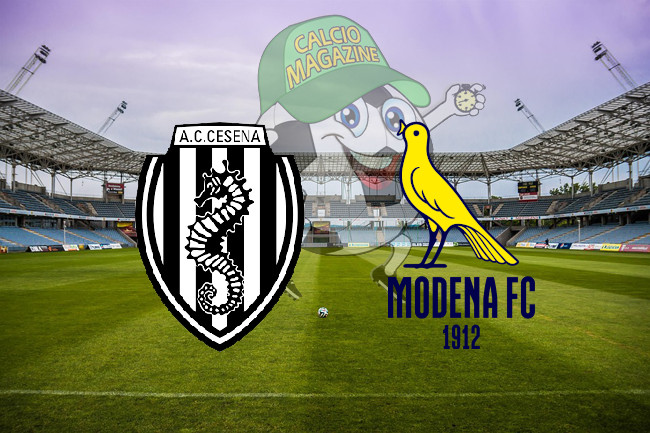 Cesena Modena cronaca diretta live risultato in tempo reale