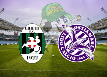Chieti Ostiamare cronaca diretta live risultato in tempo reale