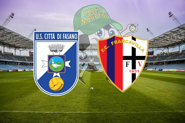 Città di Fasano Francavilla cronaca diretta live risultato tempo reale