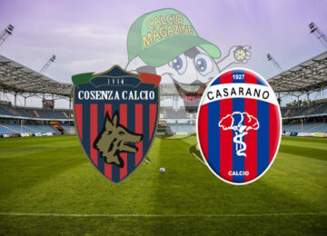 Cosenza Casarano cronaca diretta live risultato in tempo reale