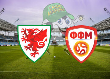 Galles Macedonia del Nord cronaca diretta live risultato in tempo reale