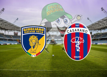 Giugliano Casarano cronaca diretta live risultato in tempo reale