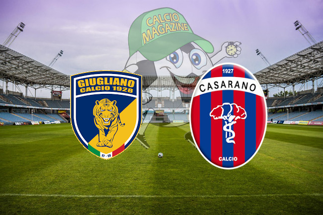 Giugliano Casarano cronaca diretta live risultato in tempo reale