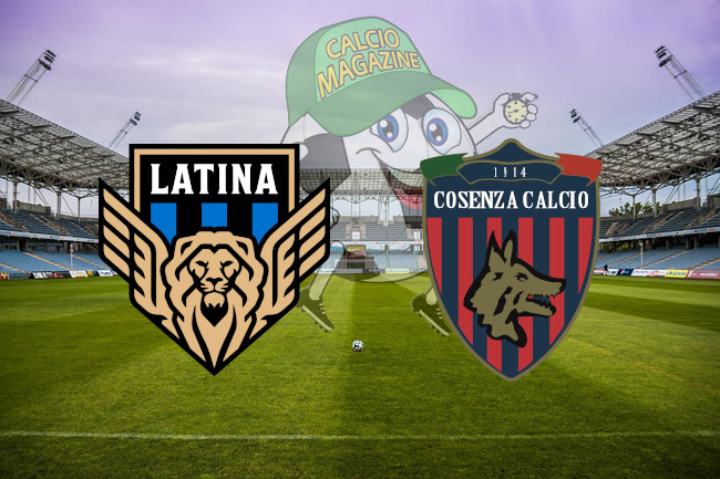 Latina Cosenza cronaca diretta live risultato in tempo reale