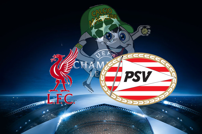 Liverpool PSV cronaca diretta live risultato in tempo reale