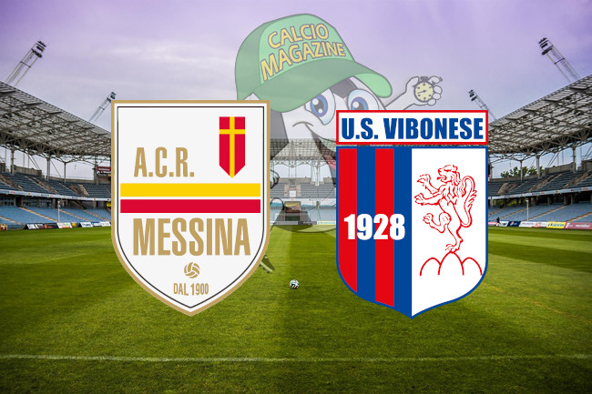 Messina Vibonese cronaca diretta live risultato in campo reale