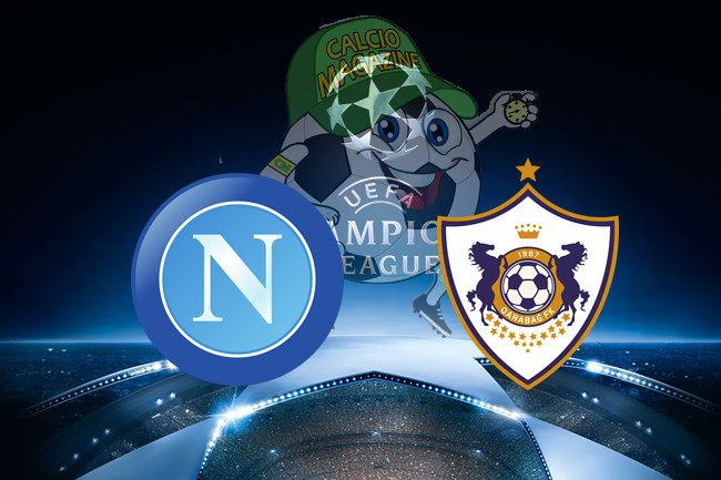 Napoli Qarabag cronaca diretta live risultato in tempo reale