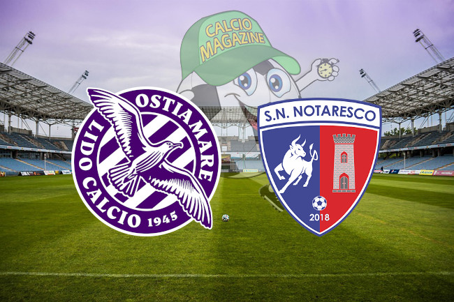 Ostiamare Notaresco cronaca diretta live risultato in tempo reale