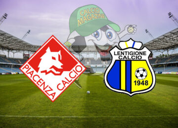 Piacenza Lentigione cronaca diretta live risultato in tempo reale