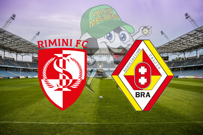 Rimini Bra cronaca diretta live risultato tempo reale