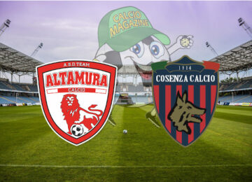 Team Altamura Cosenza cronaca diretta live risultato in tempo reale