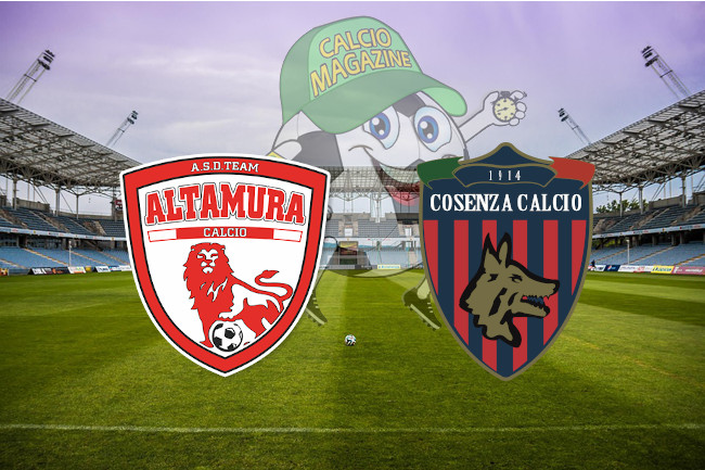 Team Altamura Cosenza cronaca diretta live risultato in tempo reale