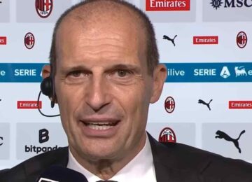 Max Allegri in primo piano