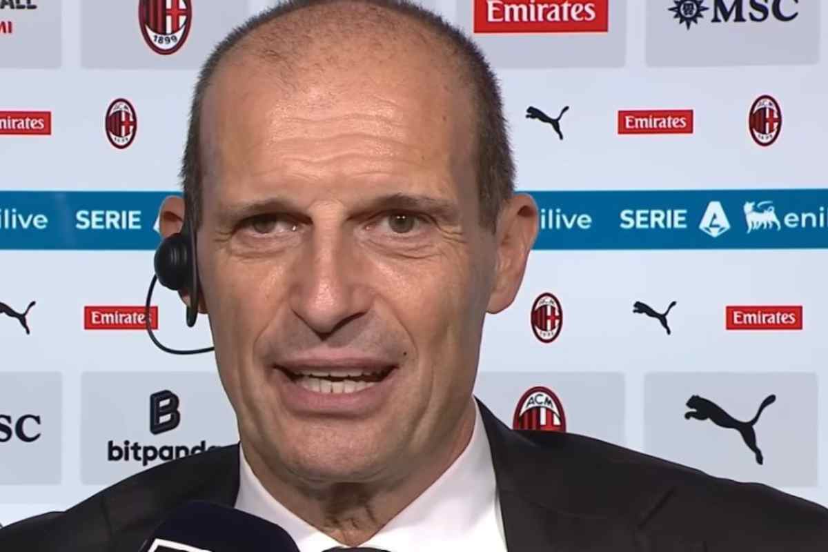 Max Allegri in primo piano