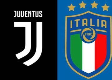 Loghi Juventus e FIGC
