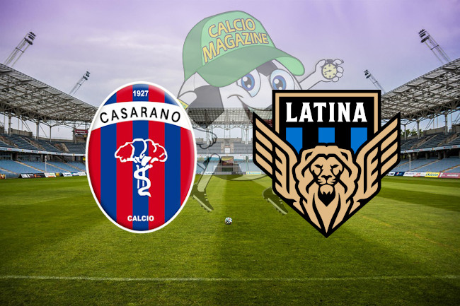 Casarano Latina cronaca diretta live risultato in tempo reale