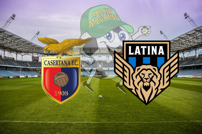 Casertana Latina cronaca diretta live risultato in tempo reale