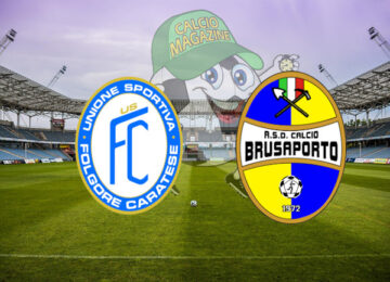 Folgore Caratese Brusaporto cronaca diretta live risultato in tempo reale