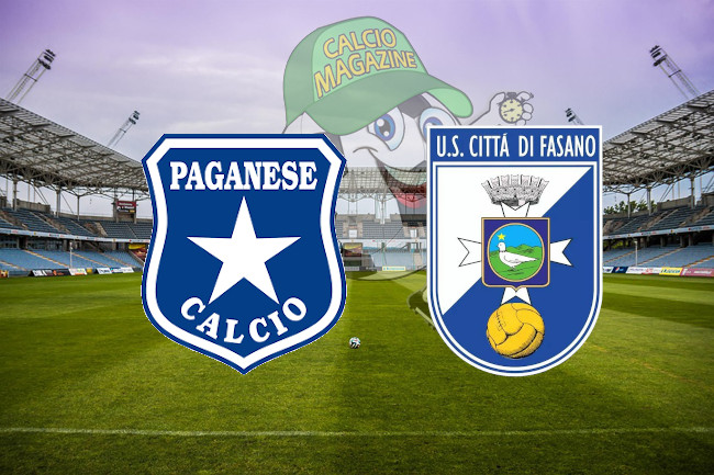 Paganese Città di Fasano cronaca diretta live risultato in tempo reale