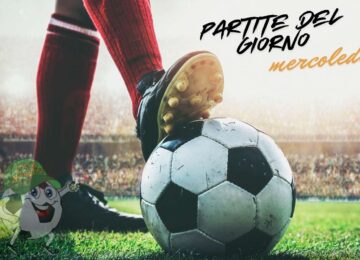 partite del giorno mercoledì