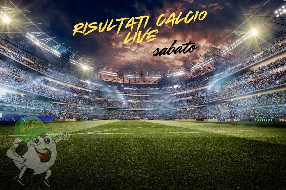 risultati calcio live sabato