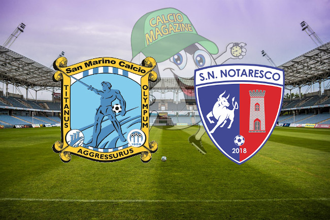 San Marino Calcio Notaresco cronaca diretta live risultato in tempo reale