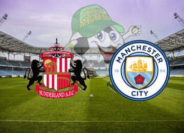 Sunderland Manchester City cronaca diretta live risultato in tempo reale