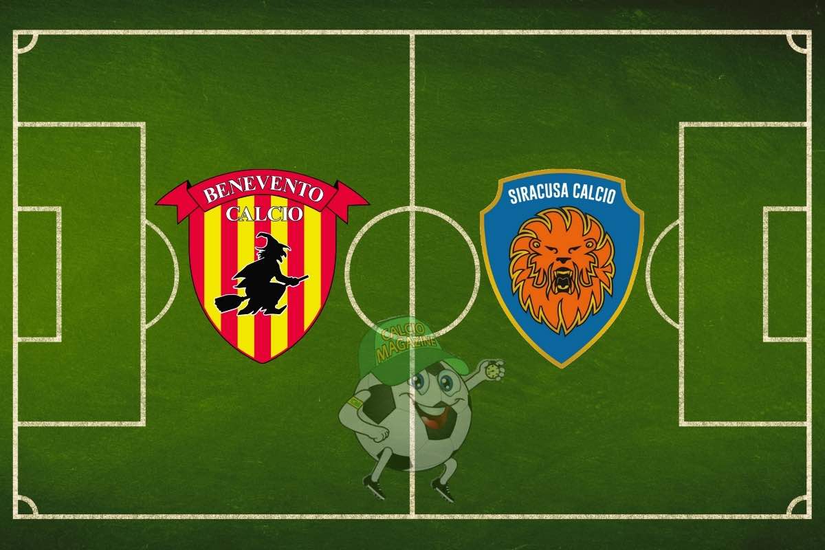 Benevento Siracusa cronaca diretta live risultato in tempo reale