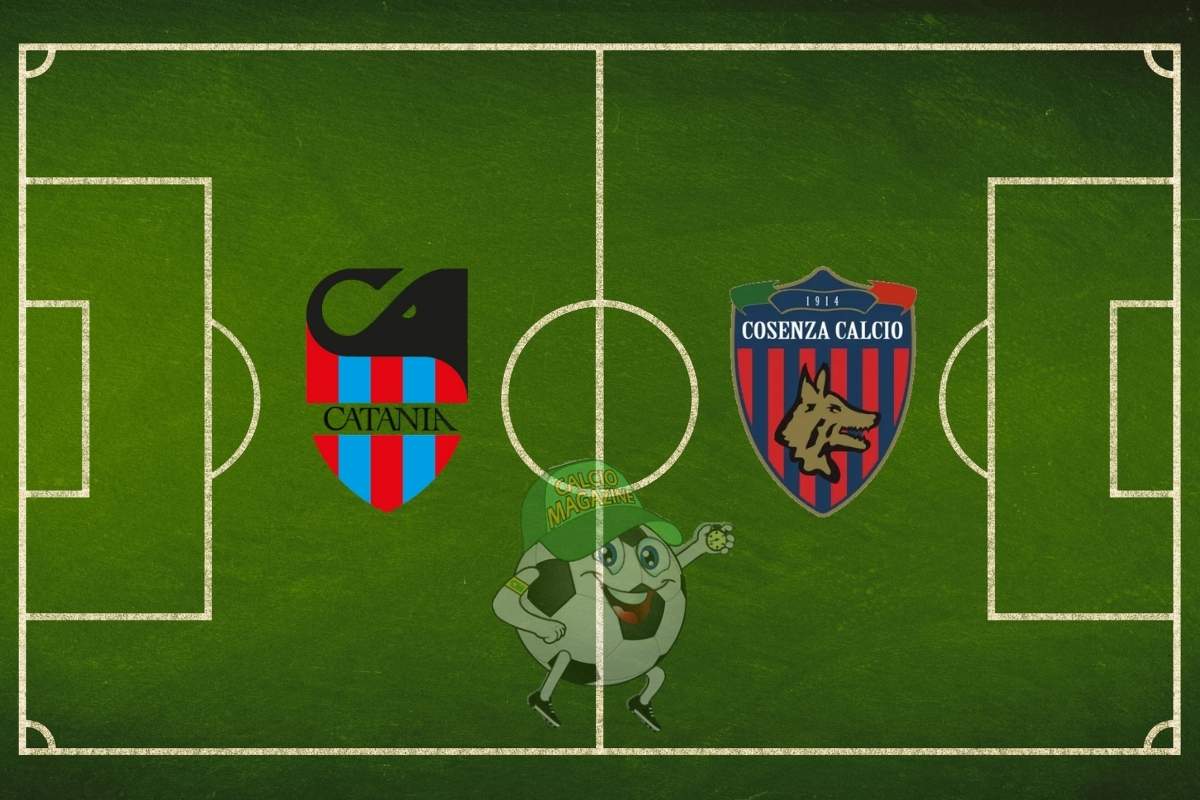 Catania Cosenza cronaca diretta live risultato in tempo reale