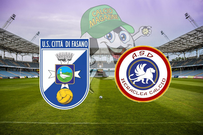 Città di Fasano Heraclea cronaca diretta live risultato in tempo reale