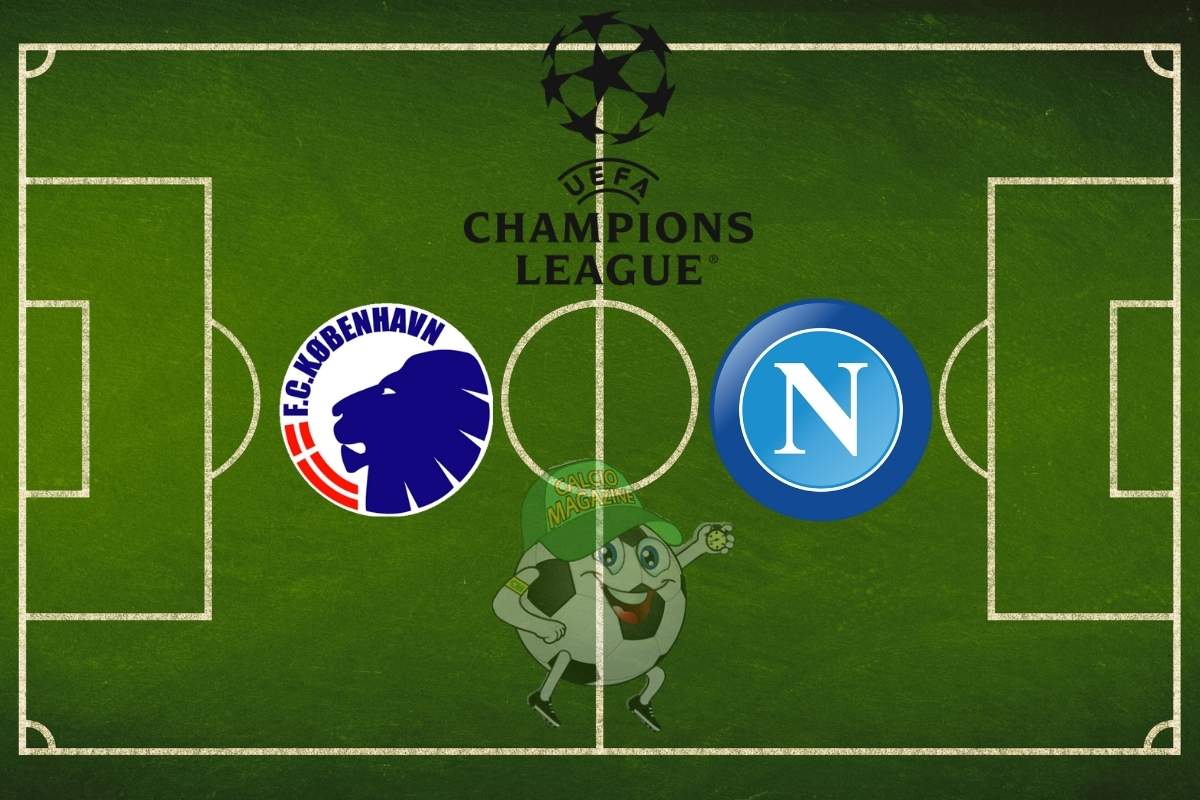 Copenhagen Napoli cronaca diretta live risultato in tempo reale