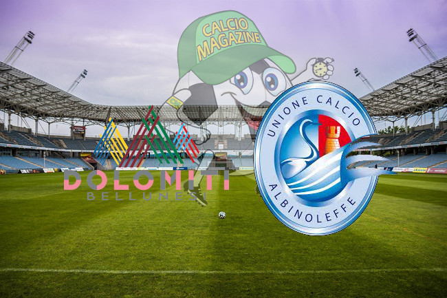 Dolomiti Bellunesi AlbinoLeffe cronaca diretta live risultato in tempo reale