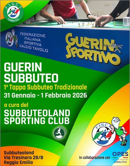 guerin subbuteo reggio emilia 2026