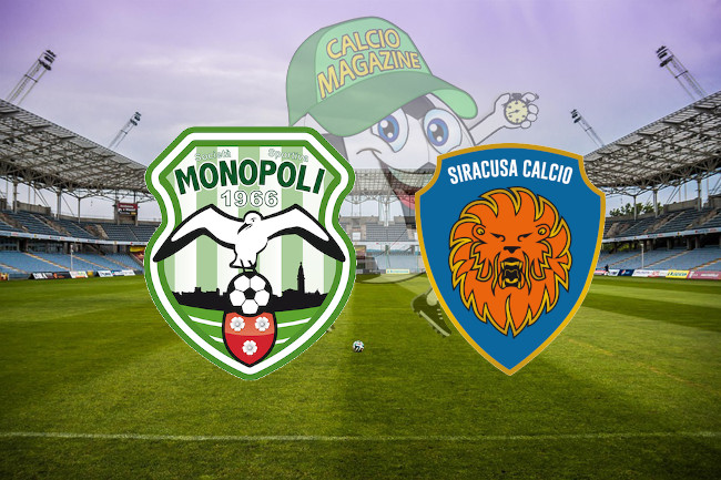 Monopoli Siracusa cronaca diretta live risultato in tempo reale
