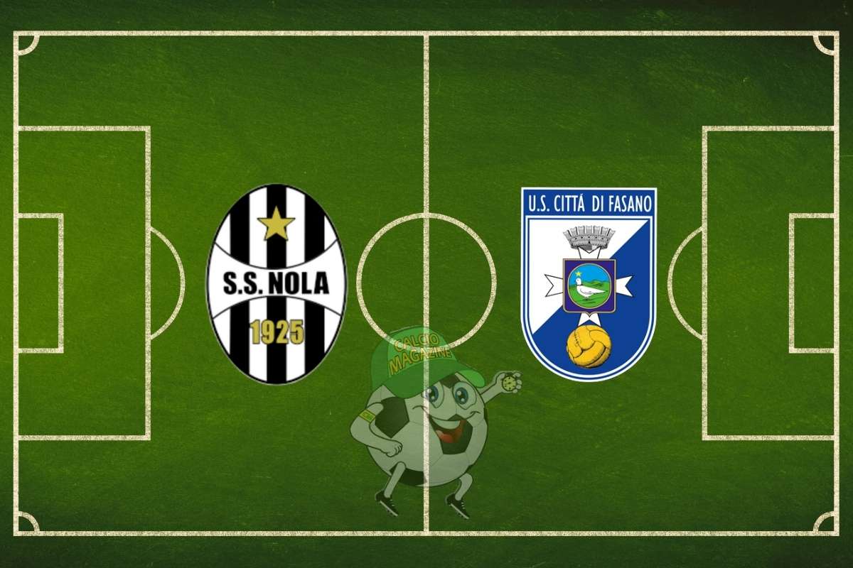 Nola Città di Fasano cronaca diretta live risultato in tempo reale