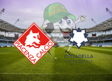 Piacenza Cittadella Vis Modena cronaca diretta live risultato in tempo reale